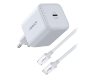 UGREEN Ładowarka sieciowa X524 USB-C GaN 45W + kabel 1m biała - 1513554 - zdjęcie 2